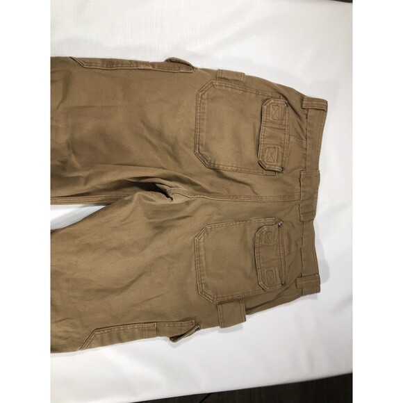 Duluth Trading Carpenter Pants 38x30 Cargo Relaxed Canvas Work Wear - Picture 6 of 9